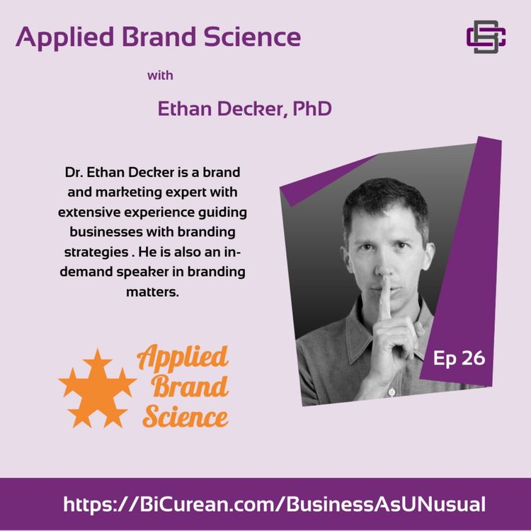 cover art for Applied Brand Science with Ethan Decker, PhD