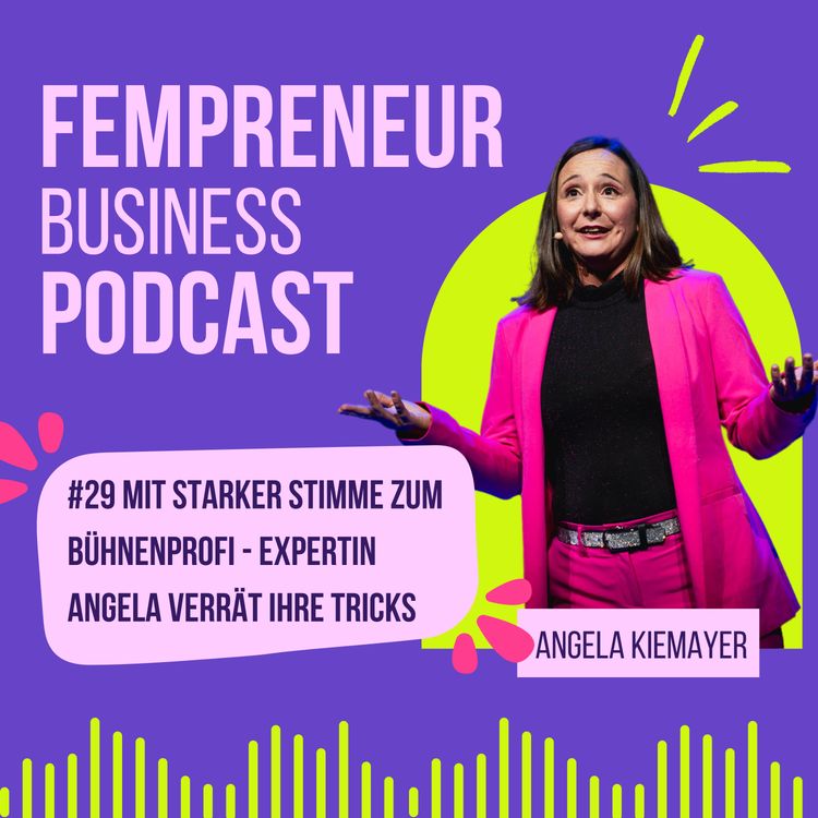 cover art for #29 Mit starker Stimme zum Bühnenprofi - Interview mit Angela Kiemayer