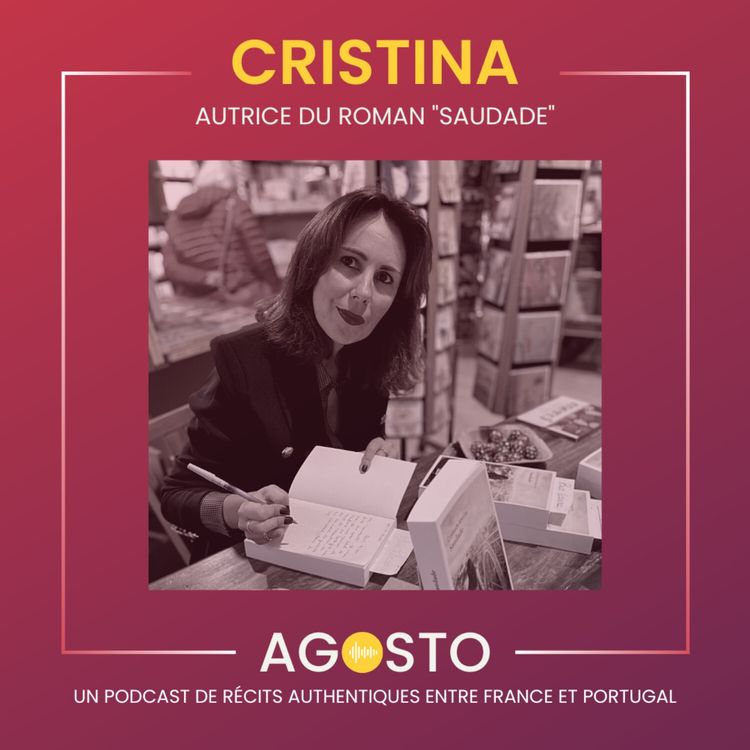 cover art for Cristina, autrice du roman "Saudade"