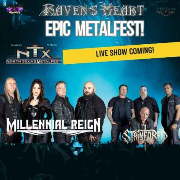 cover art for Heavy Metal Live Event Featuring Millennial Reign & Stained Red