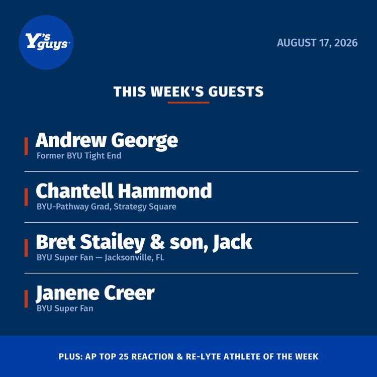 cover art for Y #14 in AP Poll | Andrew George on Tight Ends | Guests Chantell Hammond, Bret Stailey, Janene Creer