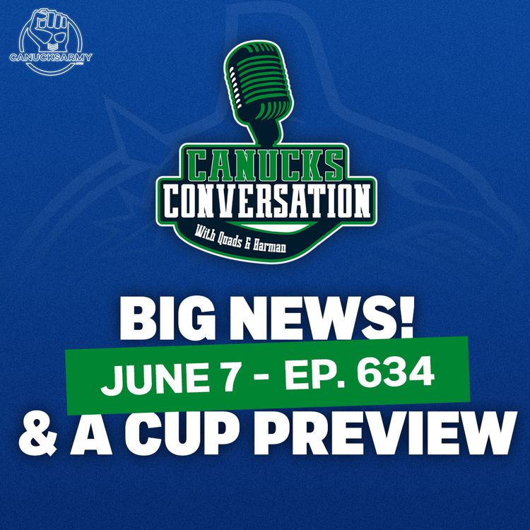 cover art for Jun 7: BIG NEWS and a Stanley Cup Final preview ft. Josh Bloom (Ep. 634)