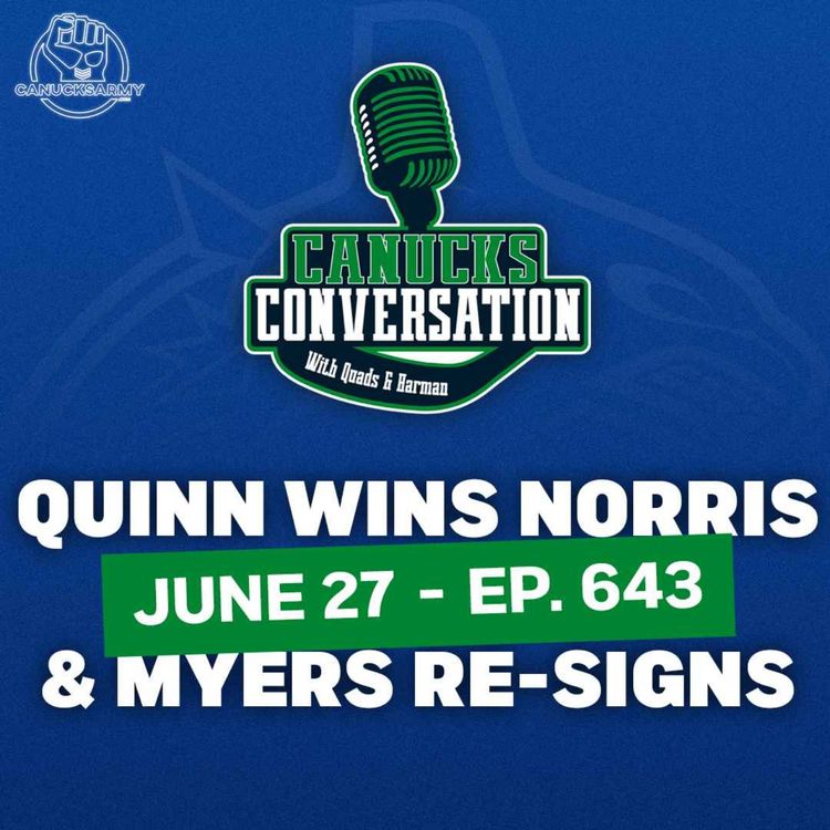 cover art for June 28: Hughes wins the Norris, Myers re-signs, Zadorov gone? (Ep. 644)