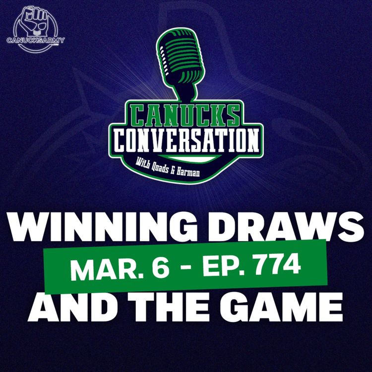 cover art for Mar. 6: Pettersson wins a bunch of faceoffs ft. Bob "The Moj" Marjanovich (ep.774)