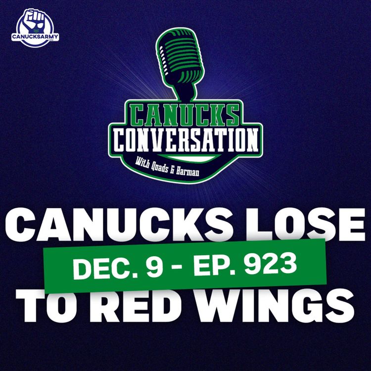 cover art for Dec. 9: Canucks lose to Red Wings ft. Jeff Paterson (ep. 923)