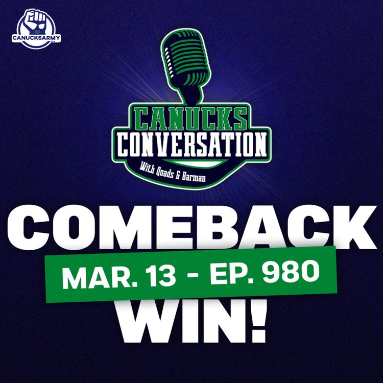 cover art for Mar. 13: Three point night for Rossi as the Canucks beat Nashville (ep. 980)