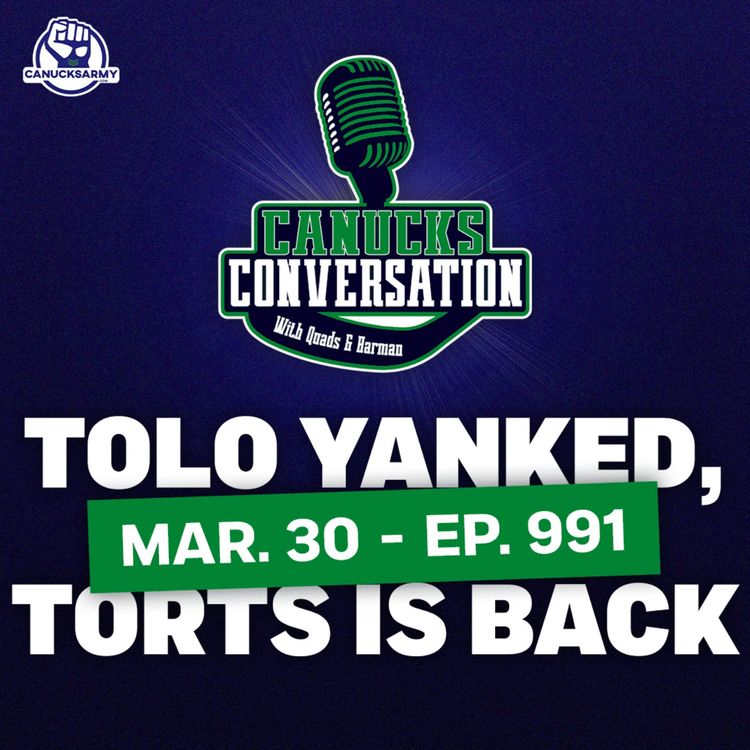 cover art for Mar. 30: Tolopilo yanked, Torts is back, & Cootes cruising in playoffs (ep. 991)