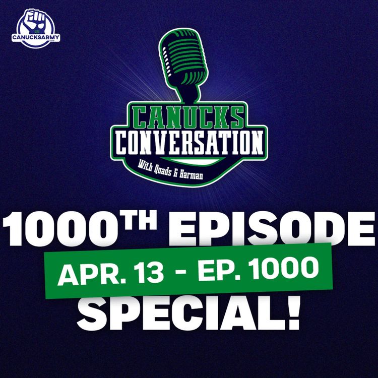 cover art for Apr. 13: Episode 1000 ft. Cory Schneider and Max Lapierre (ep. 1000)