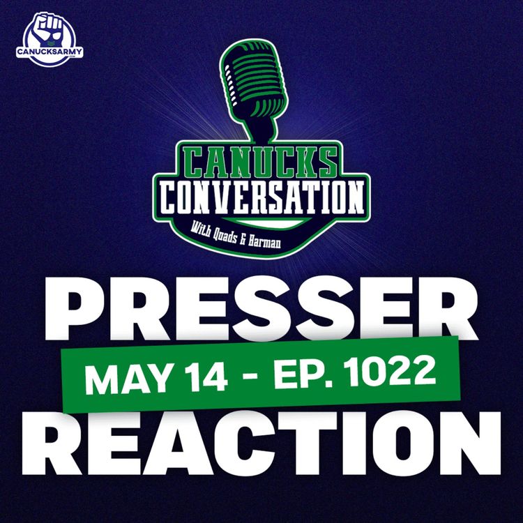 cover art for May 14: Instant reaction to the Sedins & Johnson introductory presser (ep. 1022)
