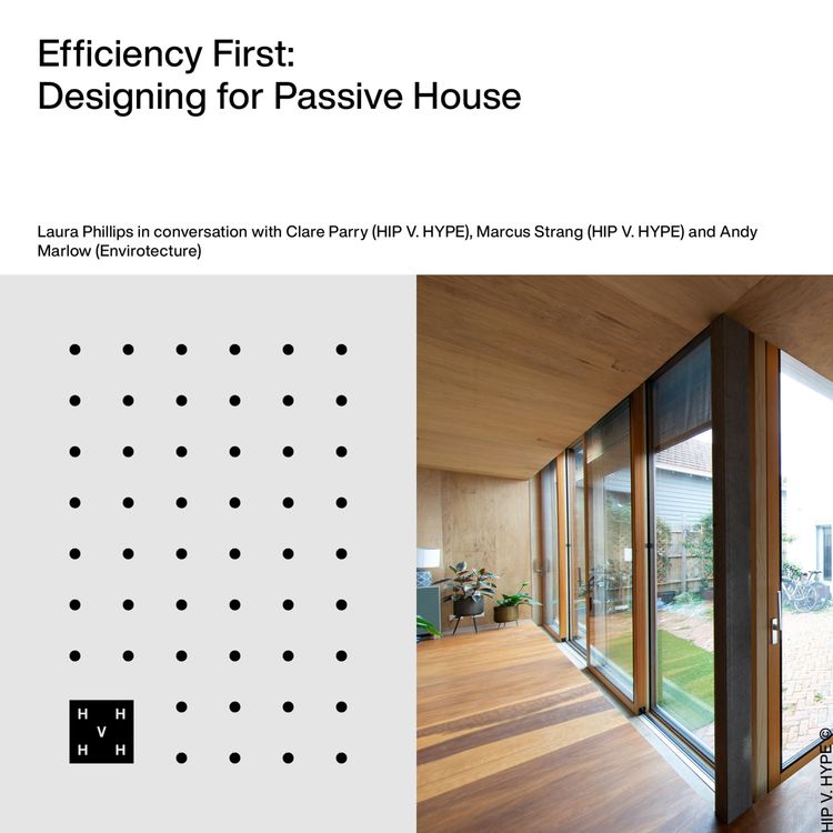 cover art for Efficiency First | Designing for Passive House