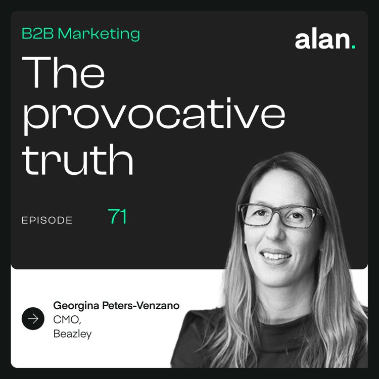 cover art for How emotion makes brands memorable (and why B2B marketers keep forgetting) with Beazley CMO Georgina Peters Venzano