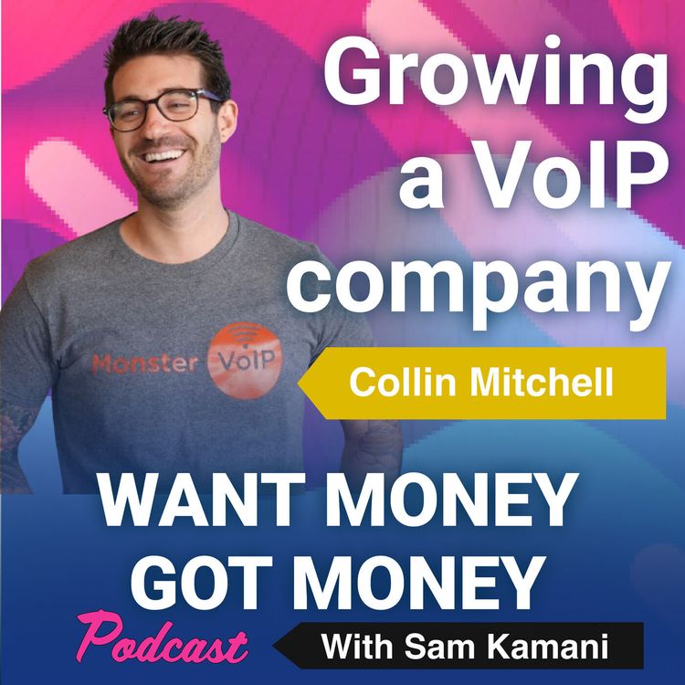cover art for 22: How to compete in a crowded niche with Monster VoIP founder - Collin Mitchell