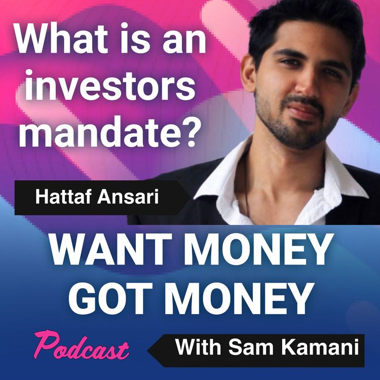 cover art for 4: What is a VC's mandate? With guest Venture Capitalist - Hattaf Ansari, Part 1