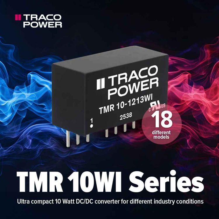 cover art for Traco Power - TMR 10WI: Boosting Industrial Design With 10 W SIP DC/DC Converters by SOS electronic