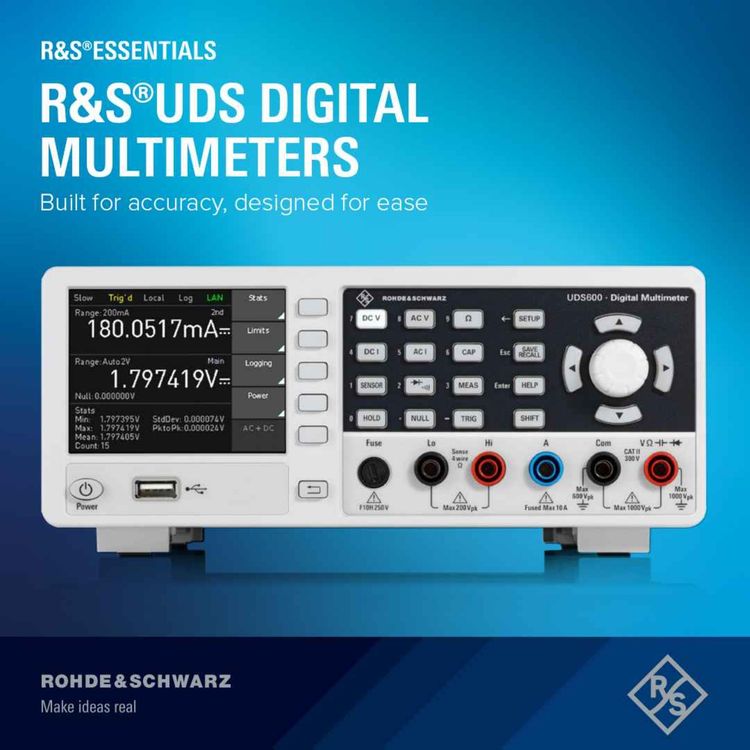 cover art for ROHDE & SCHWARZ - Expand Your Measurement Horizons with the Rohde & Schwarz UDS Series Multimeters by SOS electronic
