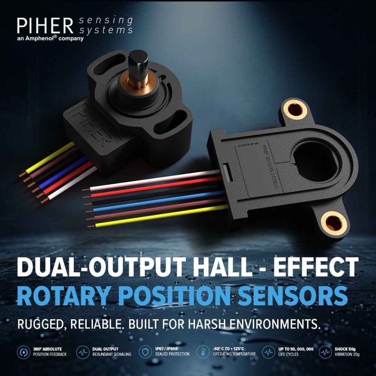 cover art for PIHER: Magnetic position sensors Piher for extreme conditions by SOS electronic