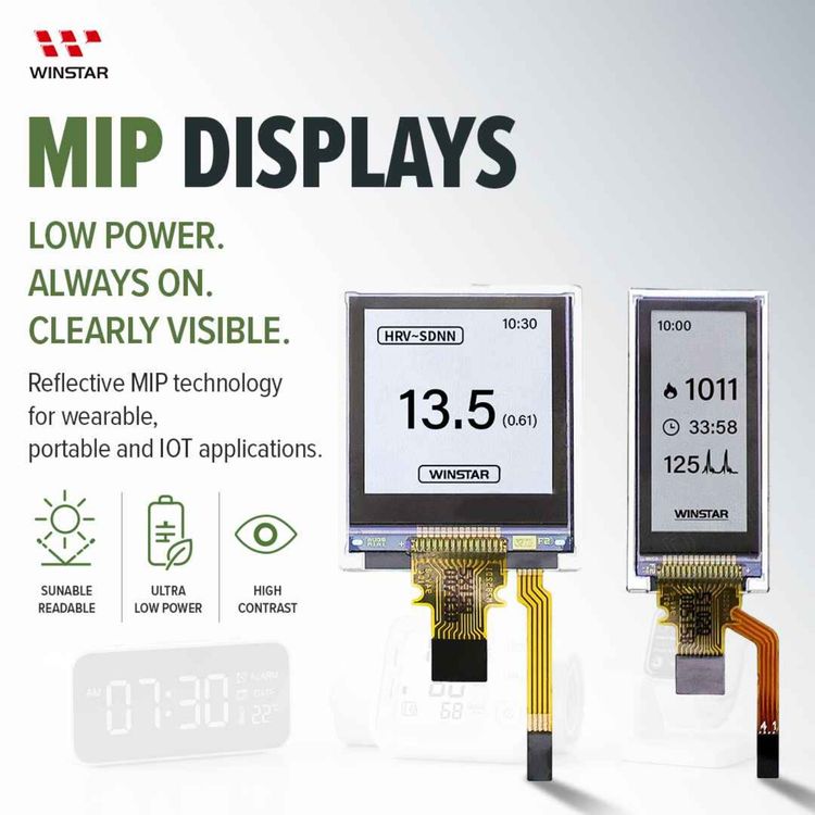 cover art for WINSTAR - TFT Speed, E-paper Stamina: WINSTAR MIP Displays Bridge the Gap by SOS electronic