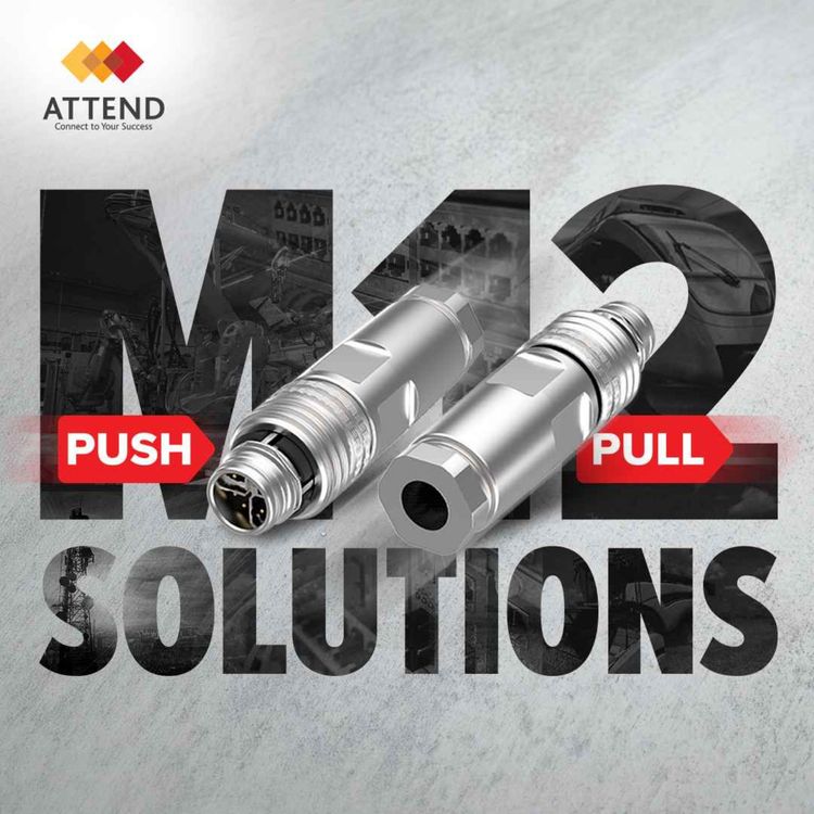 cover art for ATTEND - Don’t Get Caught in a Twist: Switch to Attend M12 Push-Pull Connectors by SOS electronic
