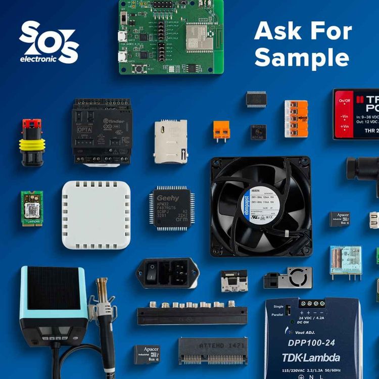 cover art for SOS electronic - Component Samples for Your Projects. How to Get Them? by SOS electronic