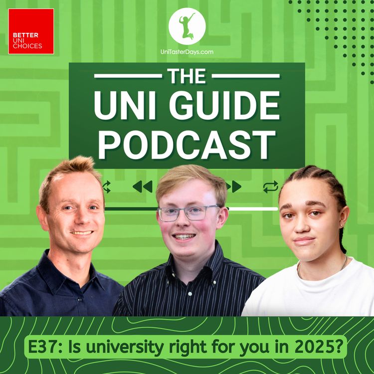 cover art for E37: Is university right for you in 2025?