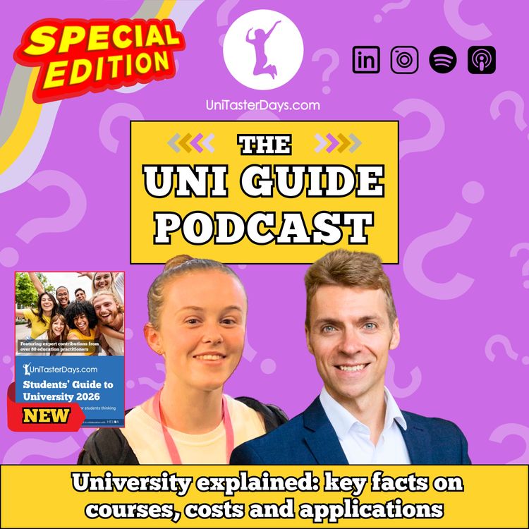 cover art for University explained: courses, costs and applications | Episode 51