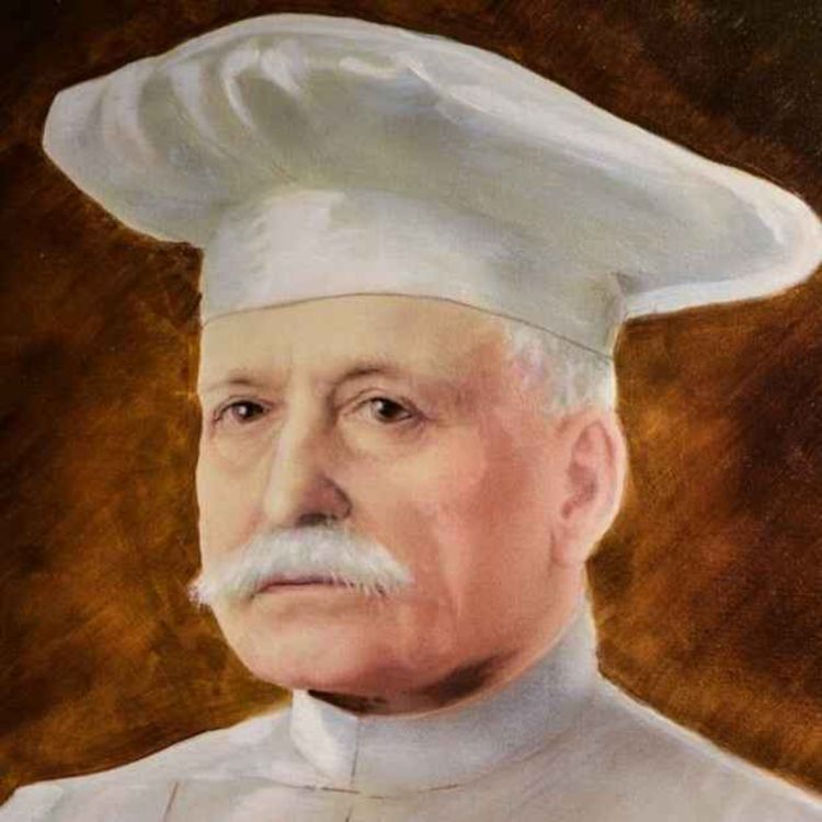 cover art for Auguste Escoffier with Luke Barr