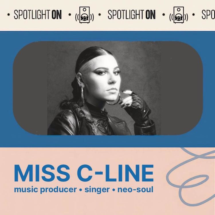 cover art for MISS C-LINE makes soulful magic in the studio