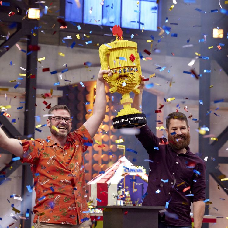 cover art for Interview with David & Gus from LEGO Masters