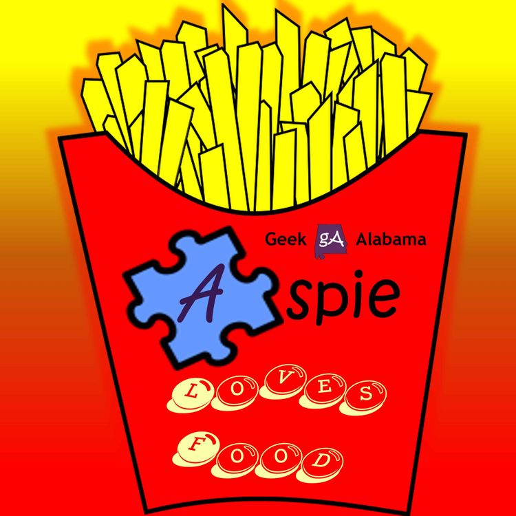 cover art for Aspie Loves Food Podcast Trailer