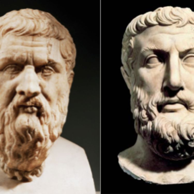 cover art for [4]  El debate entre Parménides y Heráclito.