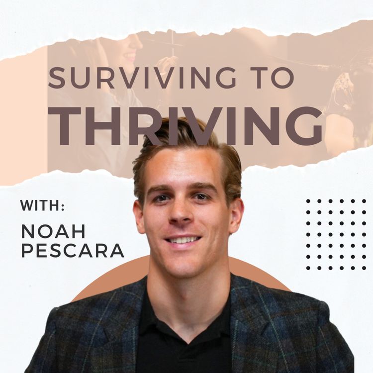 cover art for "Happiness or Money?" with Noah Pescara