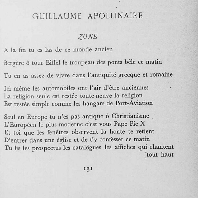 cover art for Guillaume Apollinaire #2