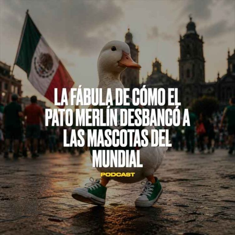 cover art for La fábula de cómo el pato Merlín desbancó a las mascotas del mundial