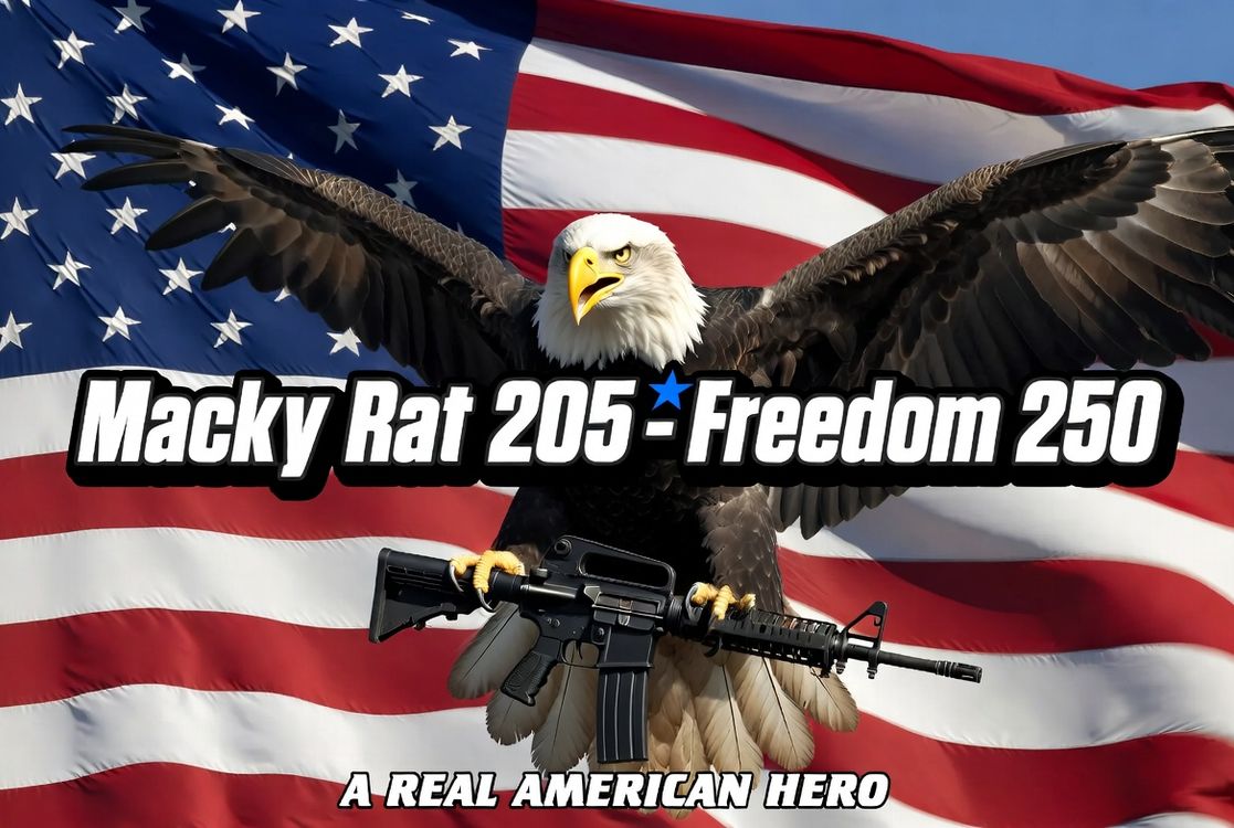 cover art for MACKY RAT 205 - FREEDOM 250