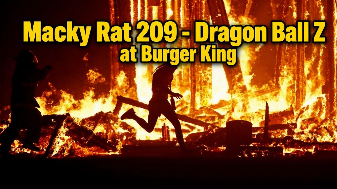 cover art for MAKCY RAT 209 - DRAGON BALL Z AT BURGER KING