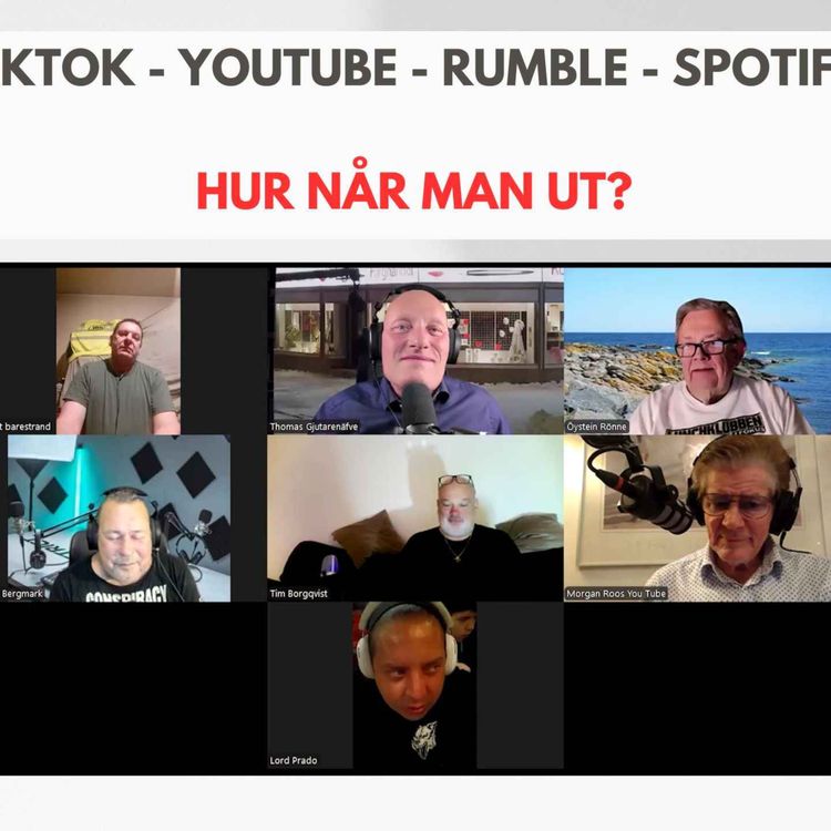 cover art for 434. Hur når man ut på sociala plattformar (Youtube, Spotify, Acast, Rumble och Tiktok)