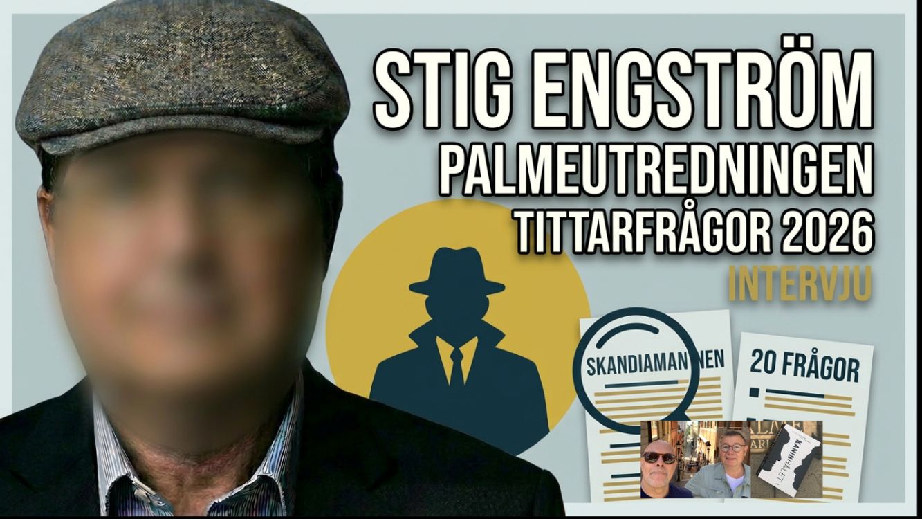 cover art for 543 B - STIG ENGSTRÖM - PALMEUTREDNINGEN - TITTARFRÅGOR