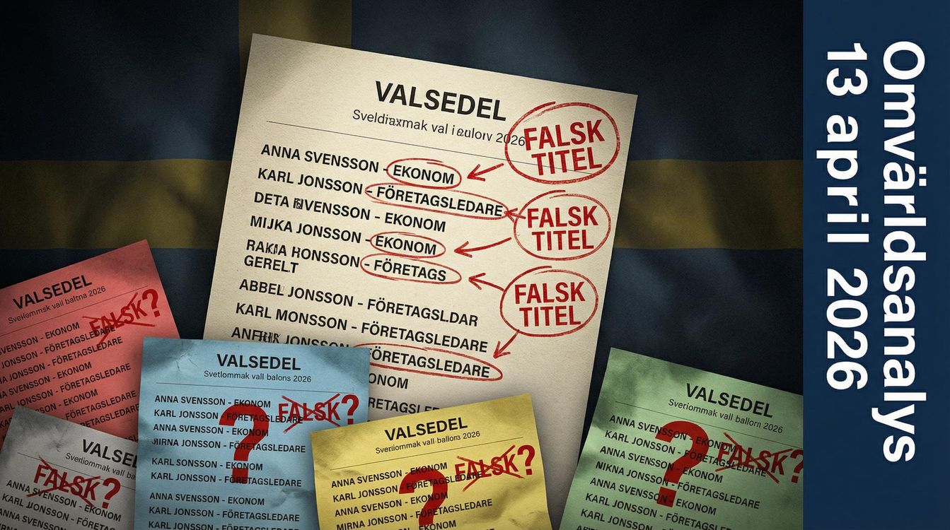 cover art for 580 - Politiker sprider falska titlar om sig själva - på årets valsedlar!