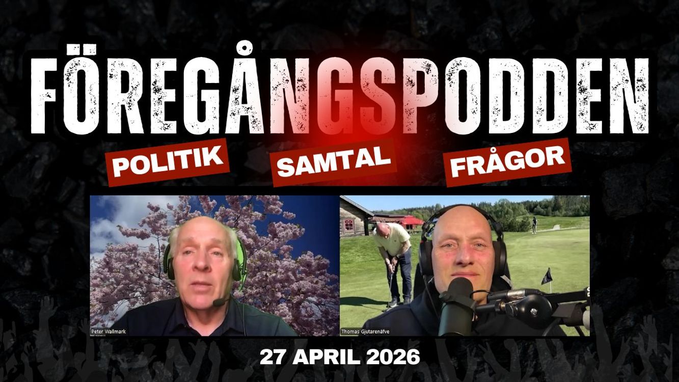 cover art for 592 - FÖREGÅNGSPODDEN. 27 april 2026 - Politisk haveri?