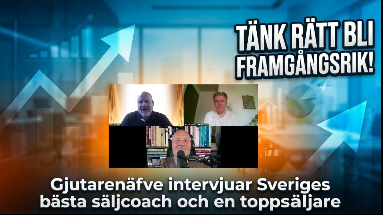 cover art for 626 - Tänk Rätt Bli Framgångsrik - Intervju med Sveriges bästa Säljcoach och Säljare!