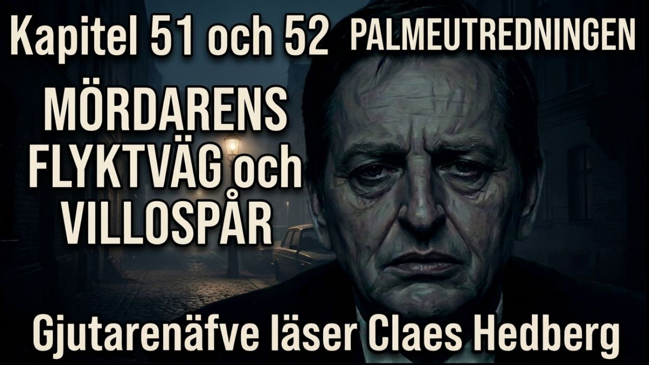 cover art for 653 - Palmeutredningen. Mördarens Flyktväg och Villospår.