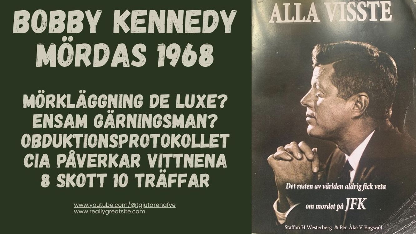 cover art for 684 Bobby Kennedy Mördas 1968 - Likheter med andra mord?