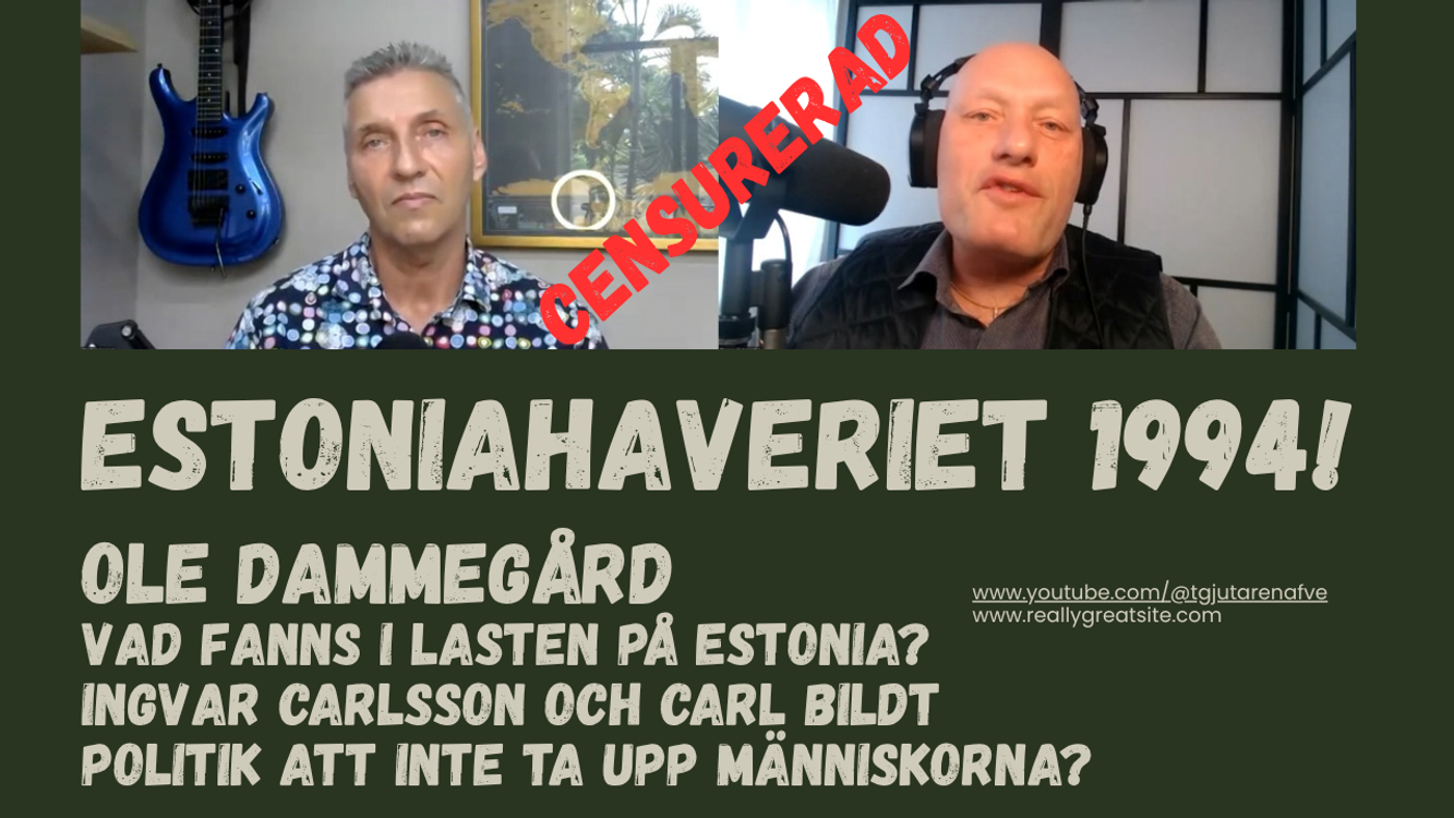 cover art for 686 - Ole Dammegård: Estonia var inget olycksfall! (CENSURERAD)