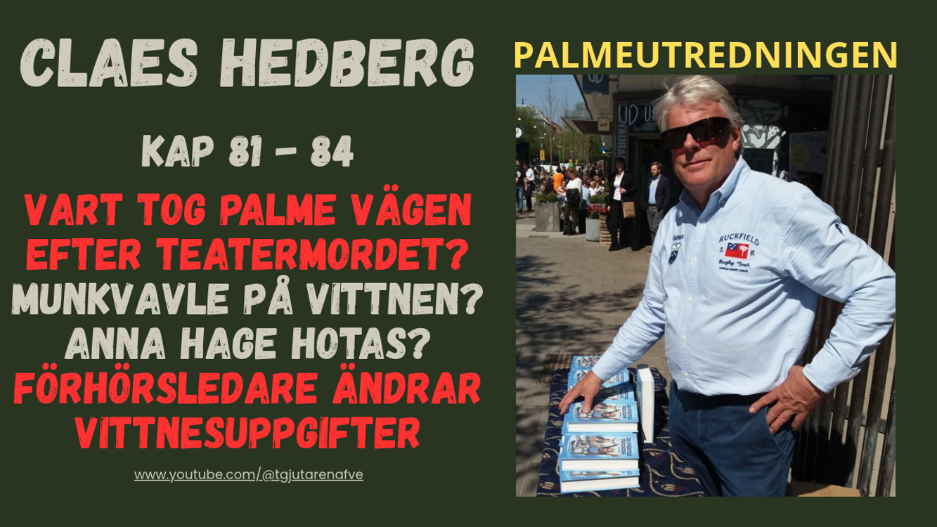 cover art for 694 Därför mörklades Palmemordet: Claes Hedbergs chockerande analys!