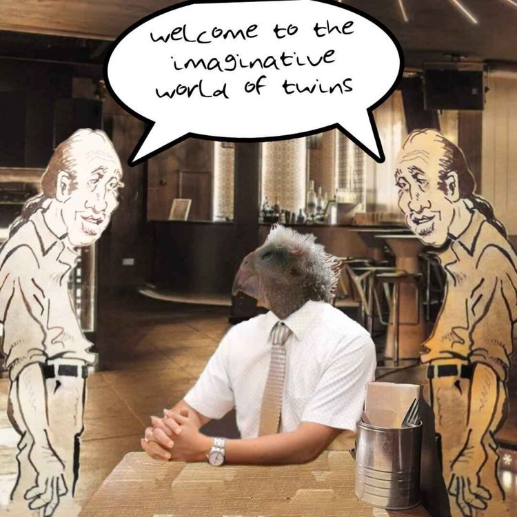 cover art for Episode 73: “The imaginative world of twins” 