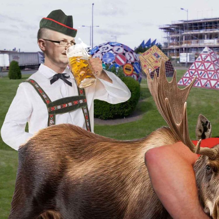 cover art for Episode 135: “A slug, a cow, a rabbit and a train.” 