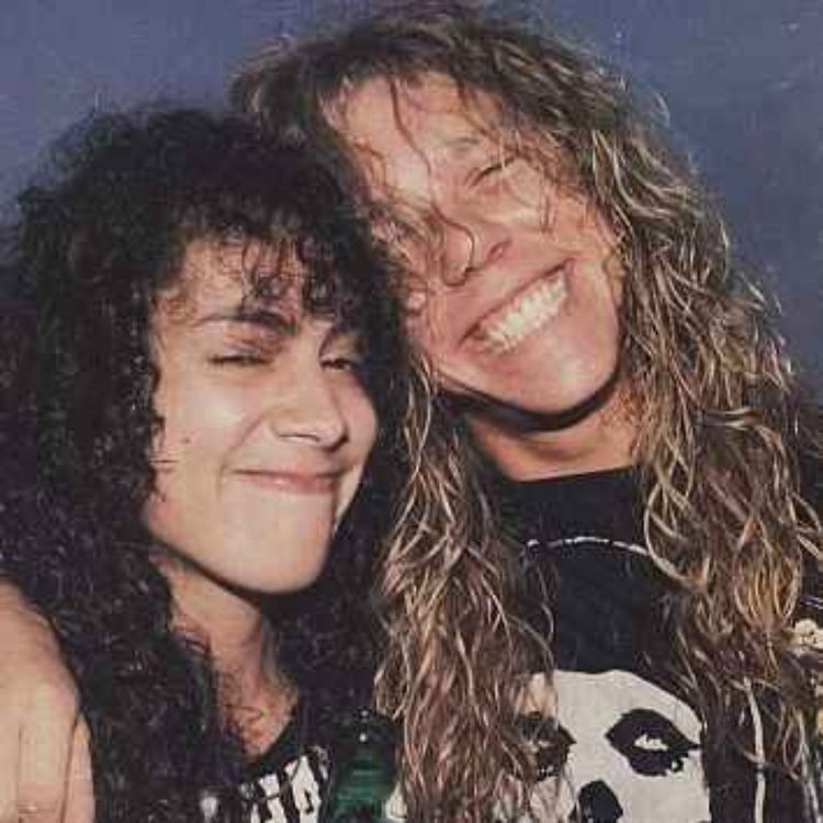 cover art for kirk hammett and james hetfield talk about fashion