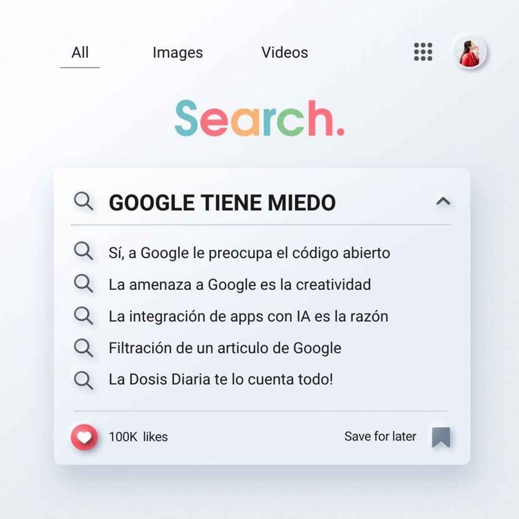 cover art for GOOGLE tiene Miedo!