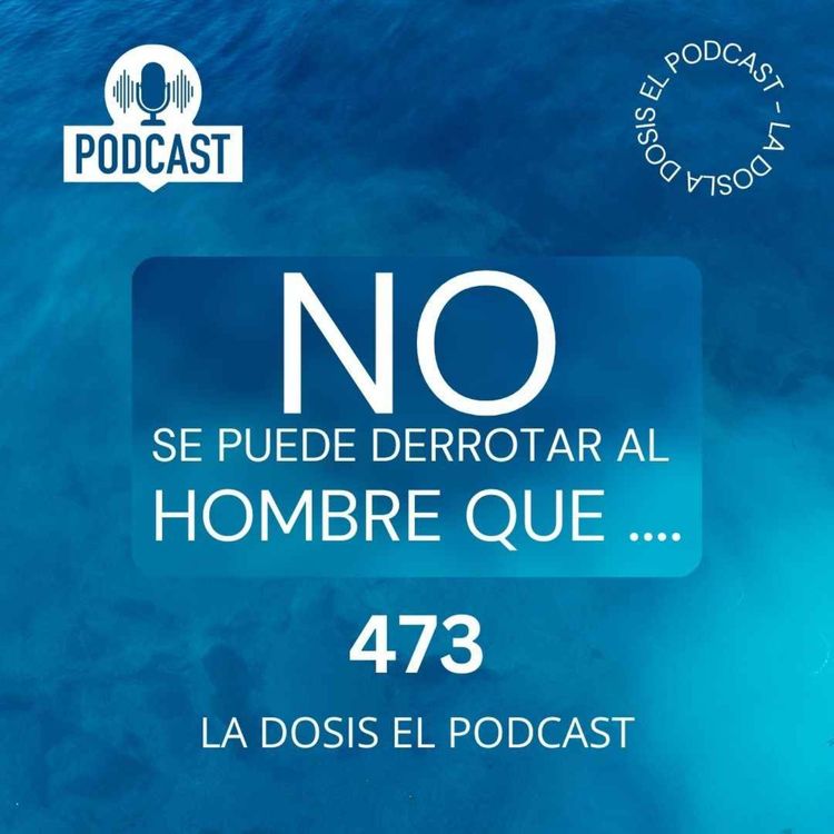 cover art for NO se puede derrotar al hombre que.......