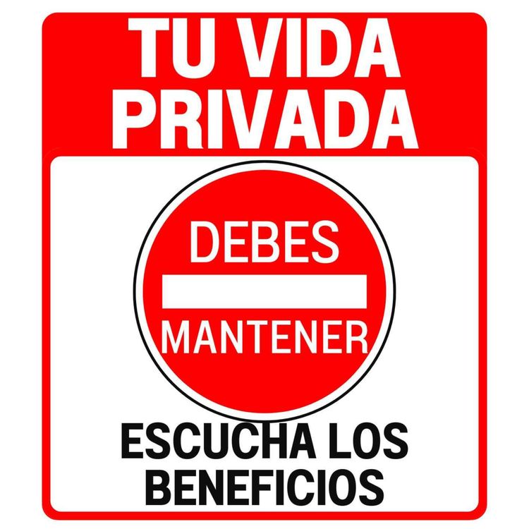 cover art for Debes mantener tu vida MUY PRIVADA